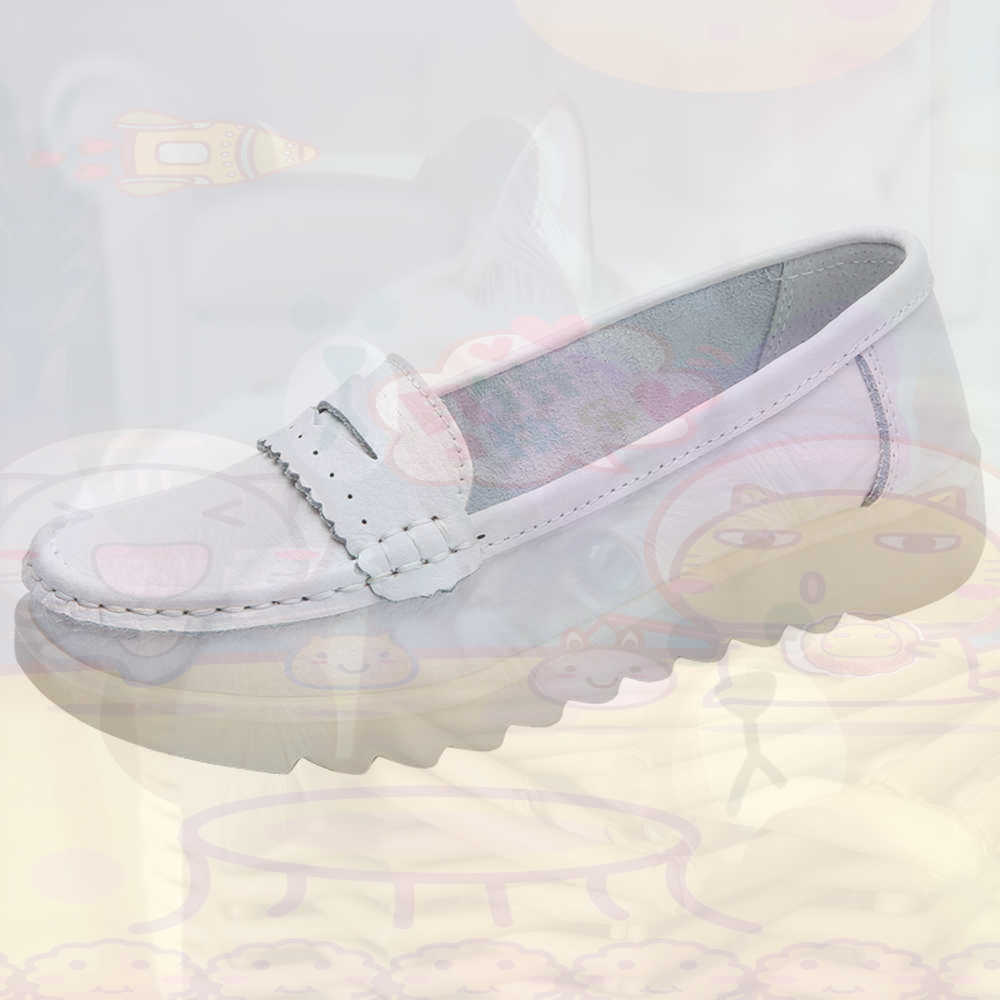 Home Gym Gold - Moccasin Driving Teenage Sneakers Skateboarding Women's