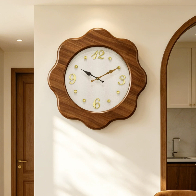 Home Gym Gold - Kitchen Retro Wall Clocks Gold Luxury