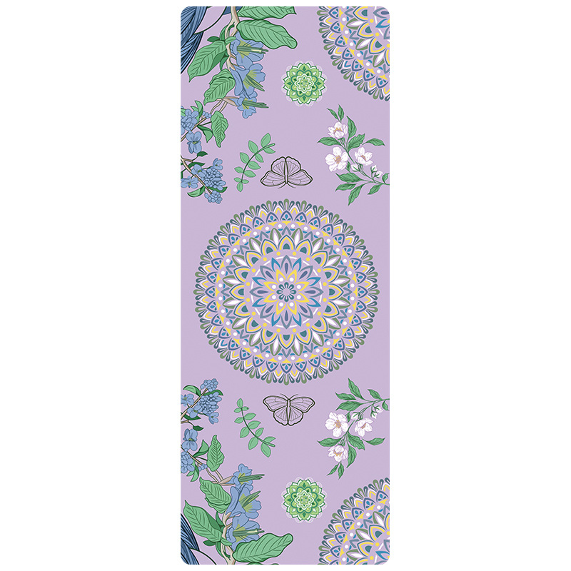 Home Gym Rubber Flooring - Travel Yoga Mat, Portable Sweat-Absorbing and