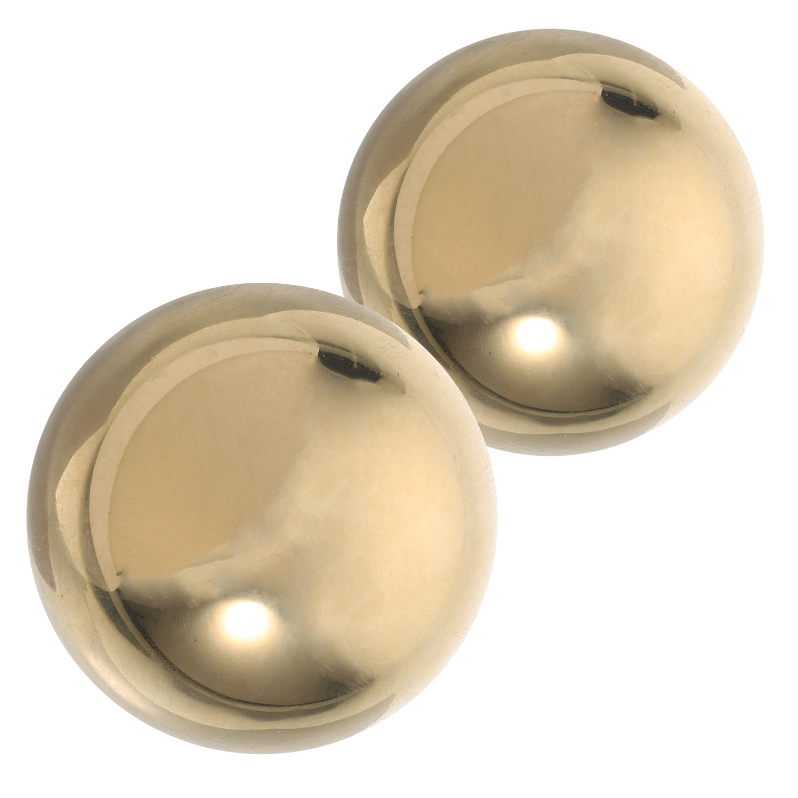 Home Gym Gold - 2Pcs Brass Hand Exercise Balls Gold