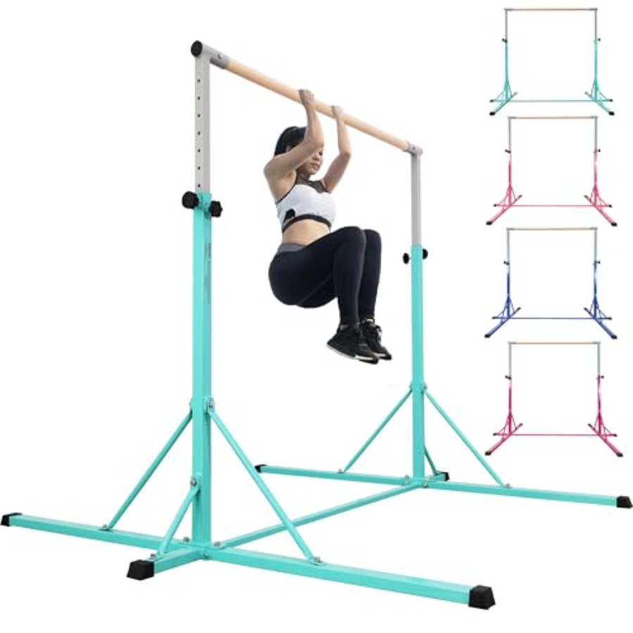 Gymnastic Rings Wooden - Gymnastics Bar for home gym training