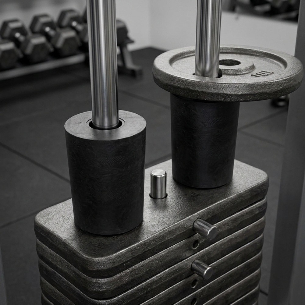 Home Gym Guide - 2 Pack 20mm Rubber Sleeves for