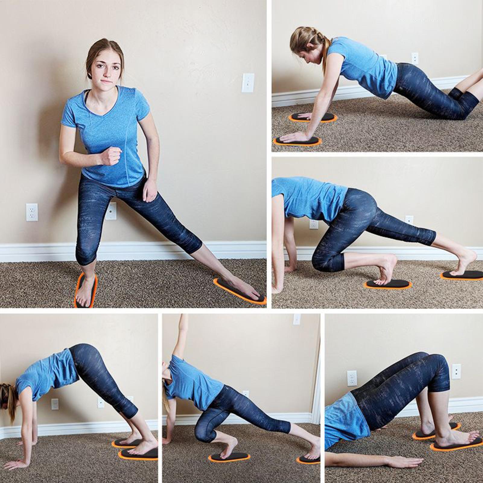 Workout Sliders Disc Oval Shap - Home Gym Routine 评论和价格