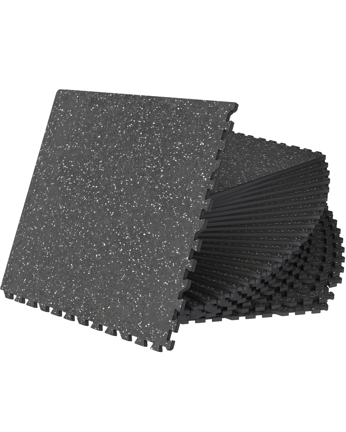 0.6in Thick 96 Sq.Ft Gym Floor - Home Gym Rubber Flooring 评论和价格