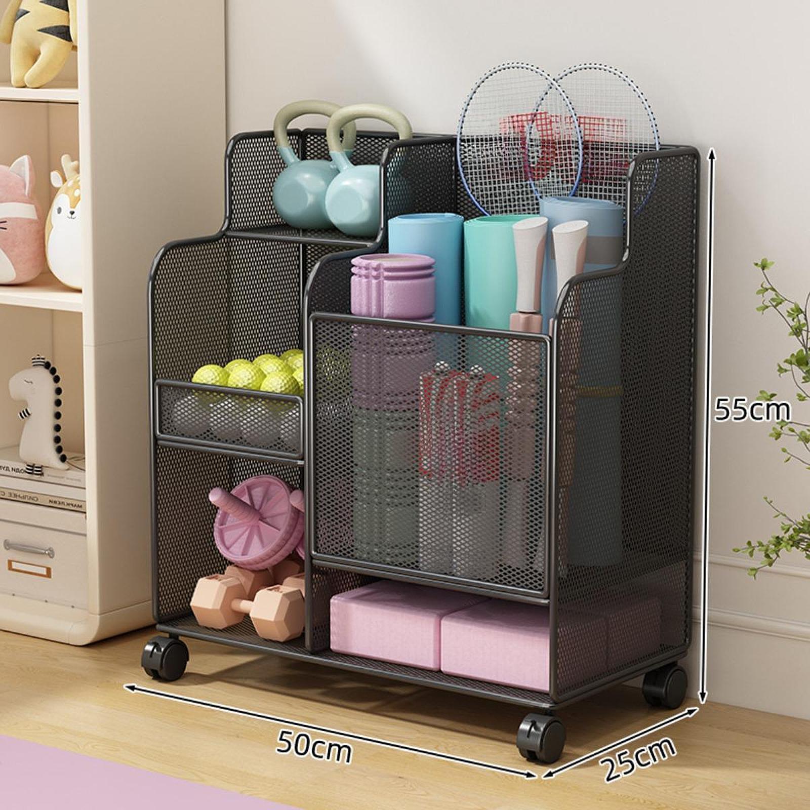 Sports Equipment Storage Rack  - Home Gym Yoga Storage 评论和价格