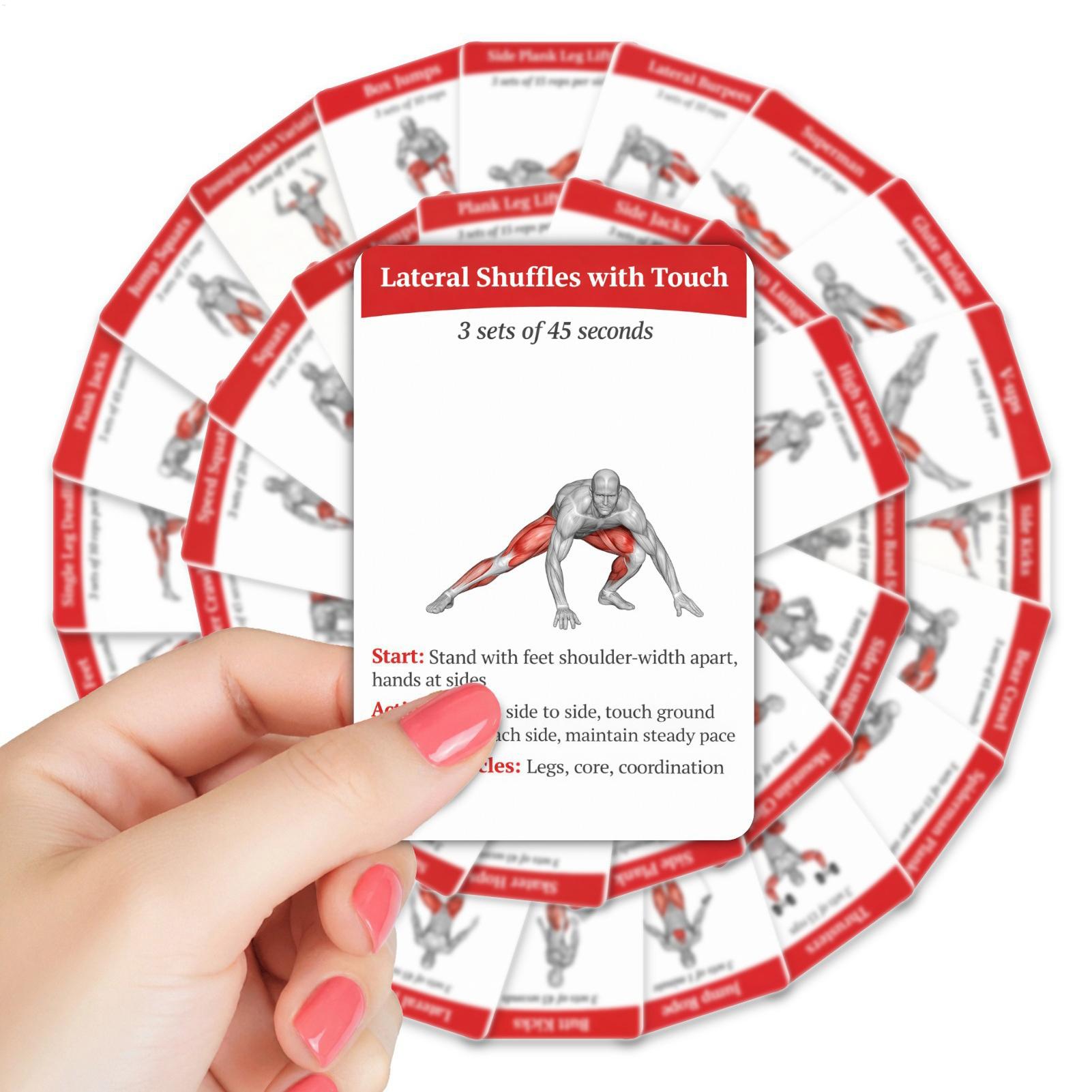 Workout Cards Exercise Deck 36 - Home Gym Guide 评论和价格