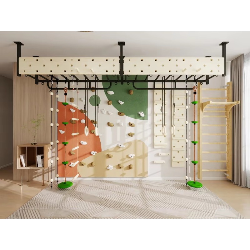 Kids Indoor Plywood Climbing W - Home Gym Kids 评论和价格