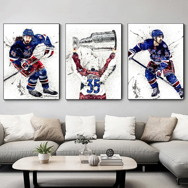 Abstract Ice Hockey Portrait S - Home Gym Kids 评论和价格