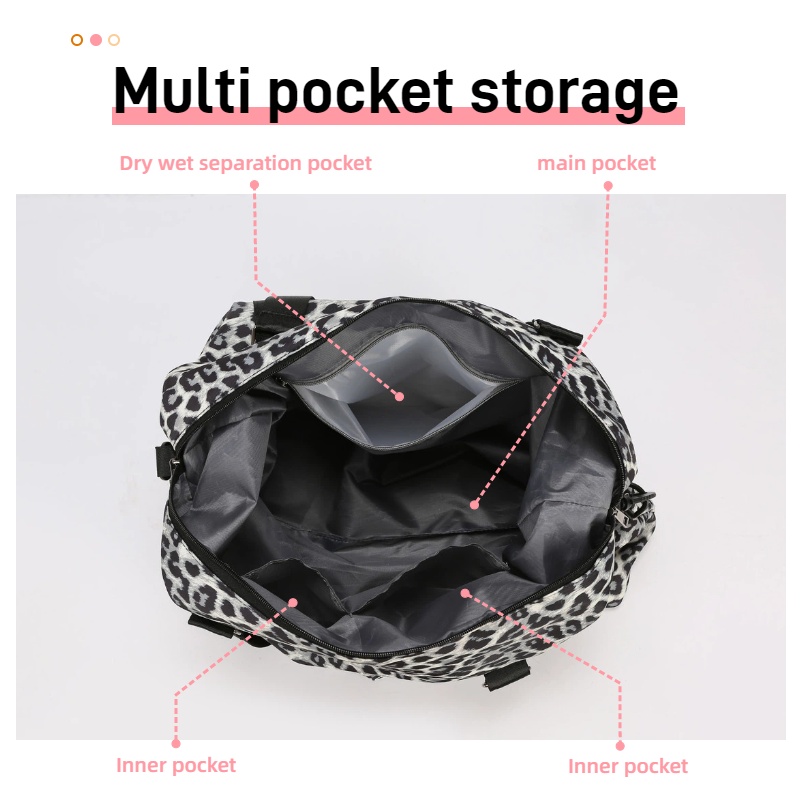 Leopard Printing Travel Duffel - Home Gym Packages 评论和价格