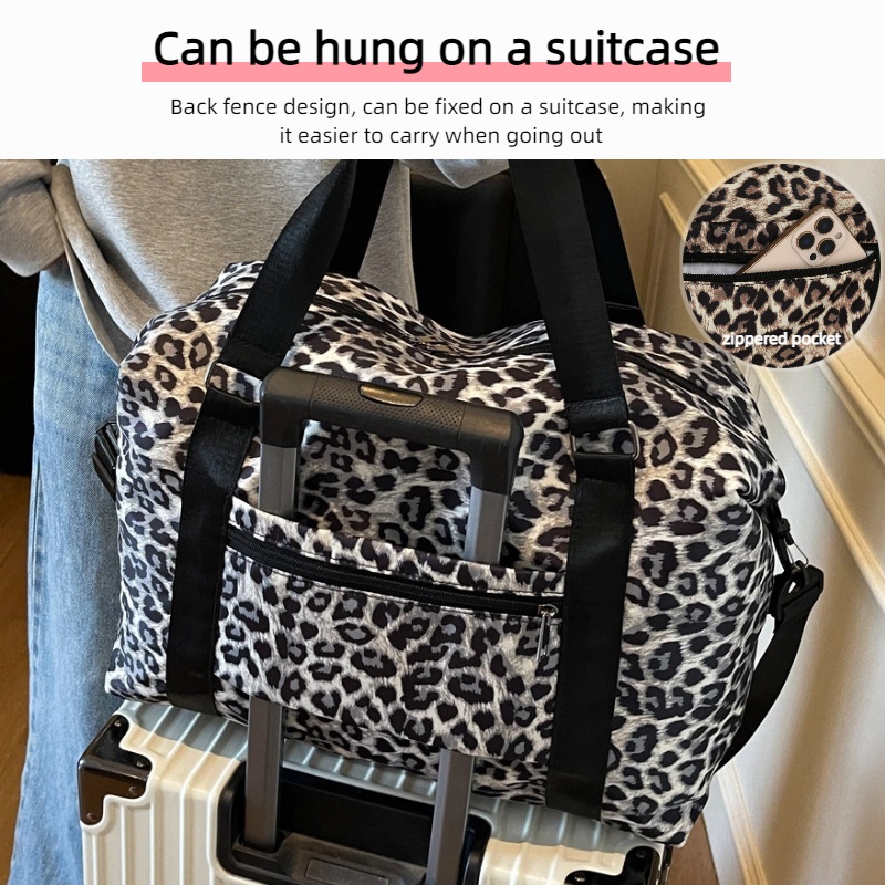 Leopard Printing Travel Duffel - Home Gym Packages 评论和价格