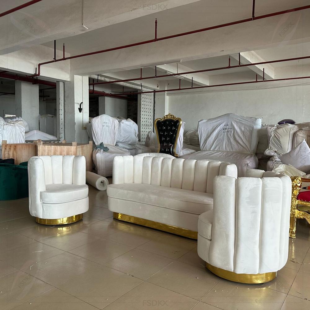 Elegant Luxury Modular Velvet  - Home Gym Gold 评论和价格