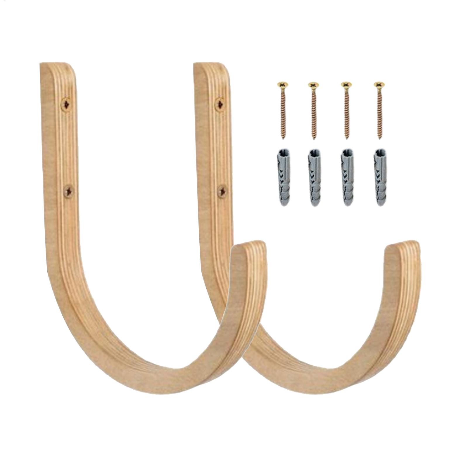 Yoga Mat Holder 2 Pieces Woode - Home Gym Yoga Storage 评论和价格