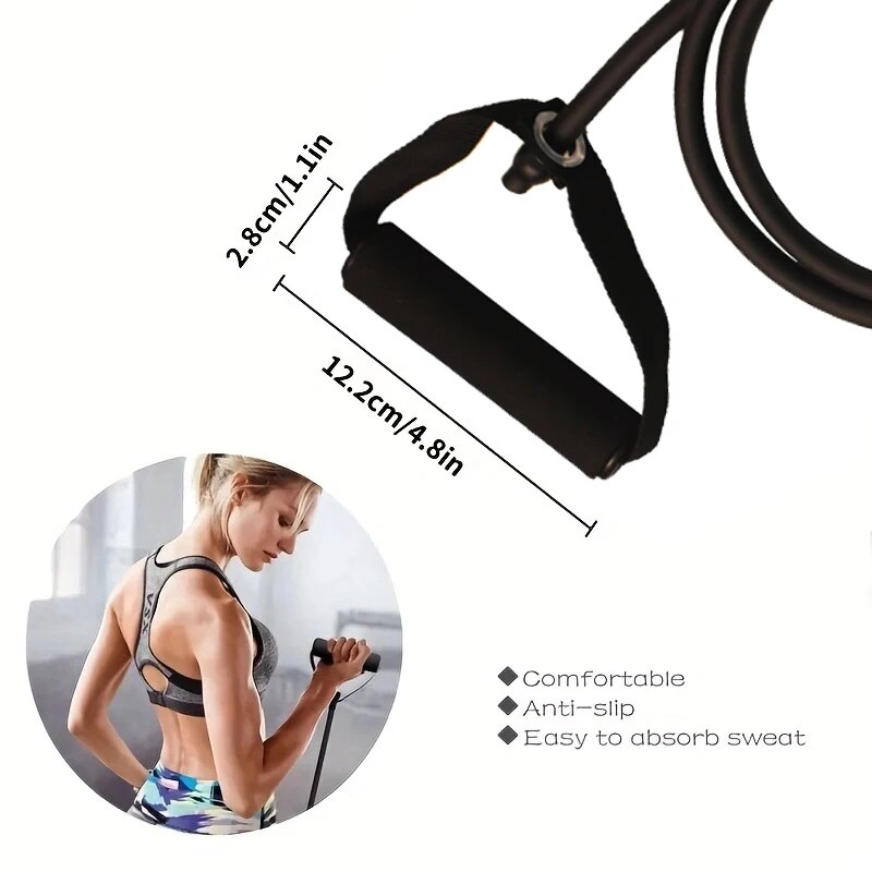 Resistance Bands With Handles, - Home Gym Tools 评论和价格