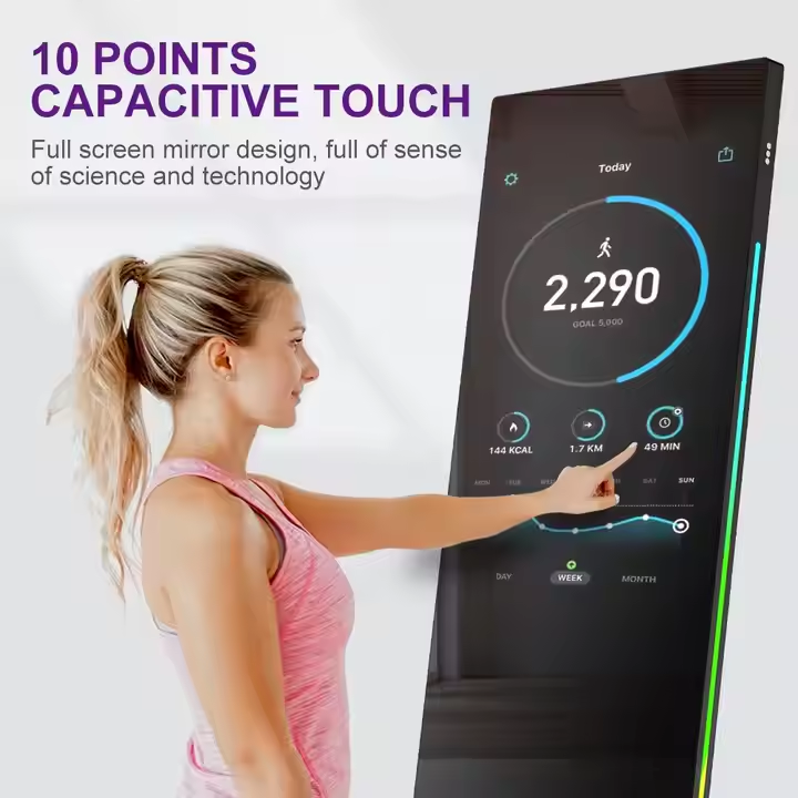 Personal Trainer Mirror Floor  - Home Gym Rubber Flooring 评论和价格