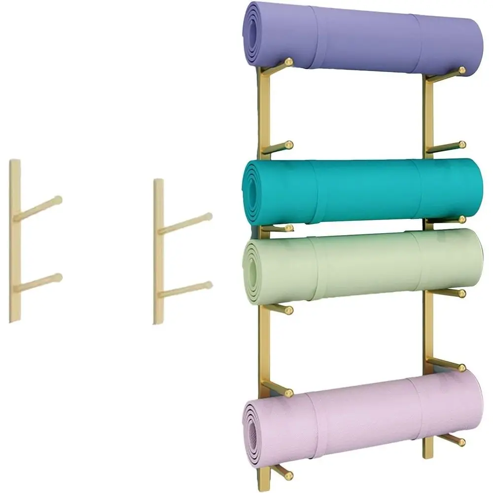 Wall-Mounted Metal Gym Rack fo - Home Gym Yoga Storage 评论和价格
