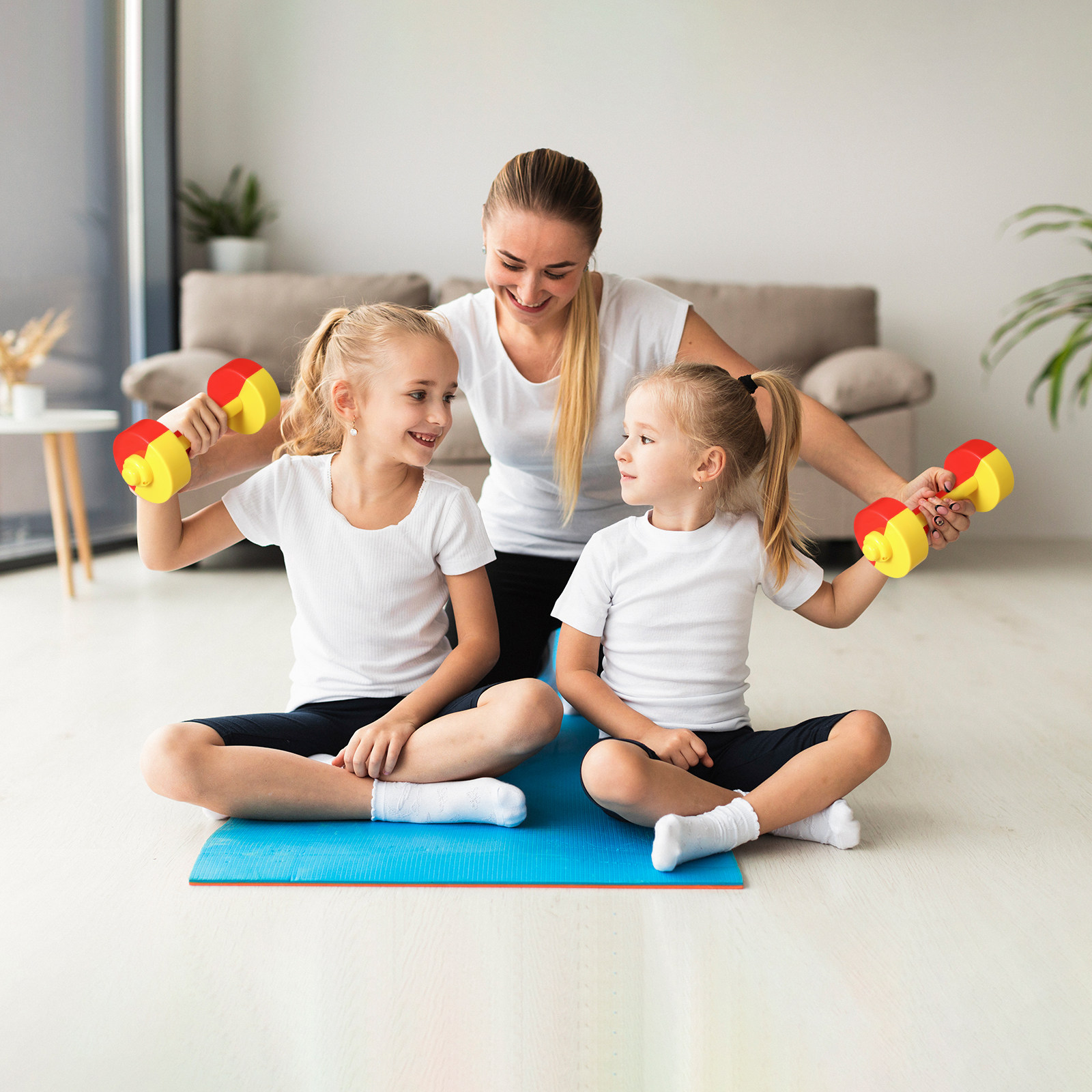 1Pair Children Plastic Dumbbel - Home Gym Kids 评论和价格