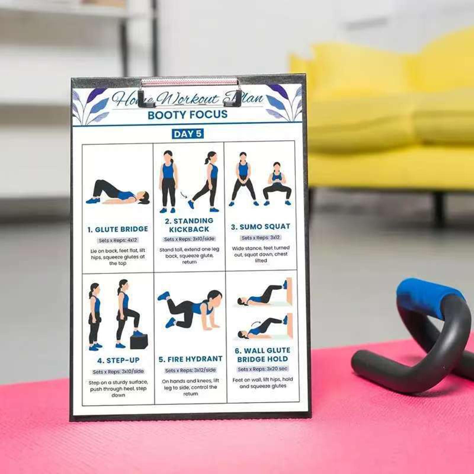 Exercise Posters 6 Pieces Full - Home Gym Guide 评论和价格