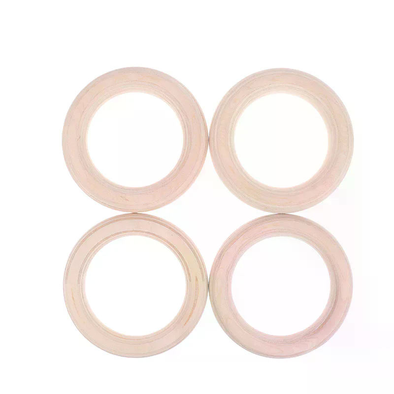 2Pcs Wooden Ring Portable Cros - Gymnastic Rings Wooden 评论和价格