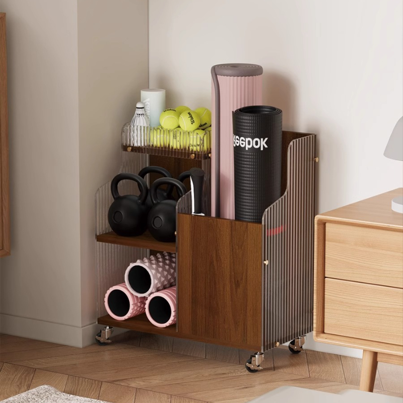 Yoga Mat Storage Organizer Bas - Home Gym On Carpet 评论和价格