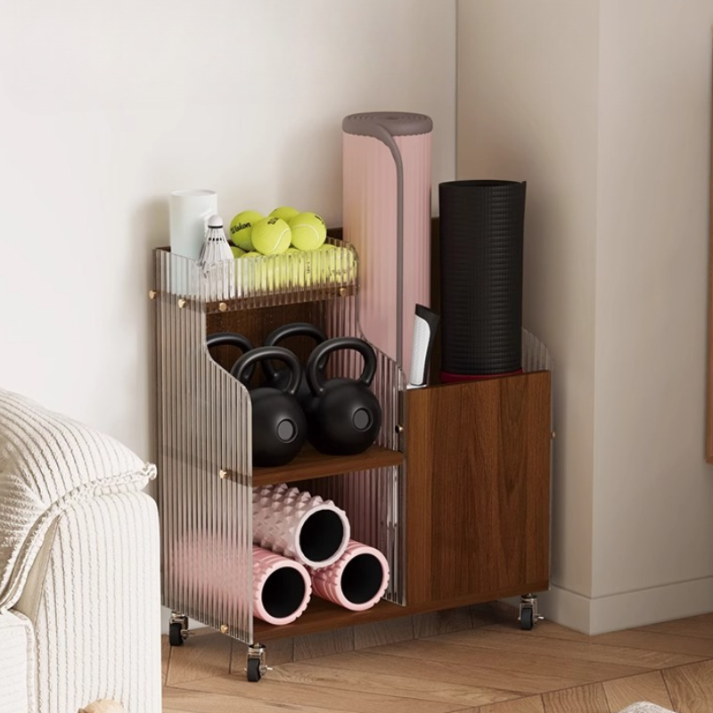 Yoga Mat Storage Organizer Bas - Home Gym On Carpet 评论和价格