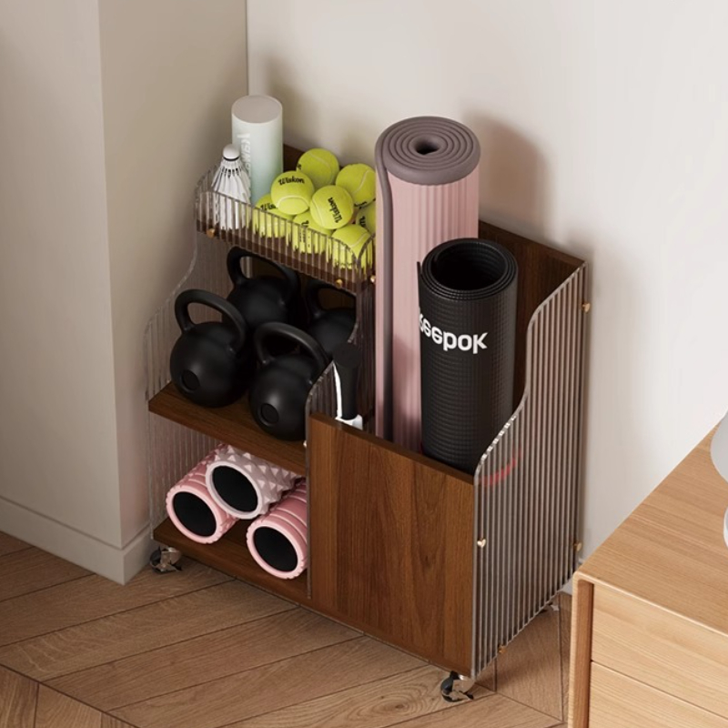 Yoga Mat Storage Organizer Bas - Home Gym On Carpet 评论和价格