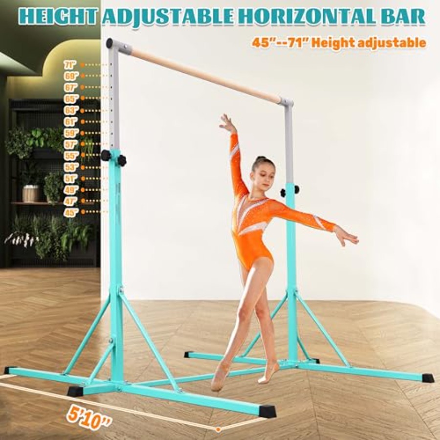 Gymnastics Bar for home gym tr - Gymnastic Rings Wooden 评论和价格