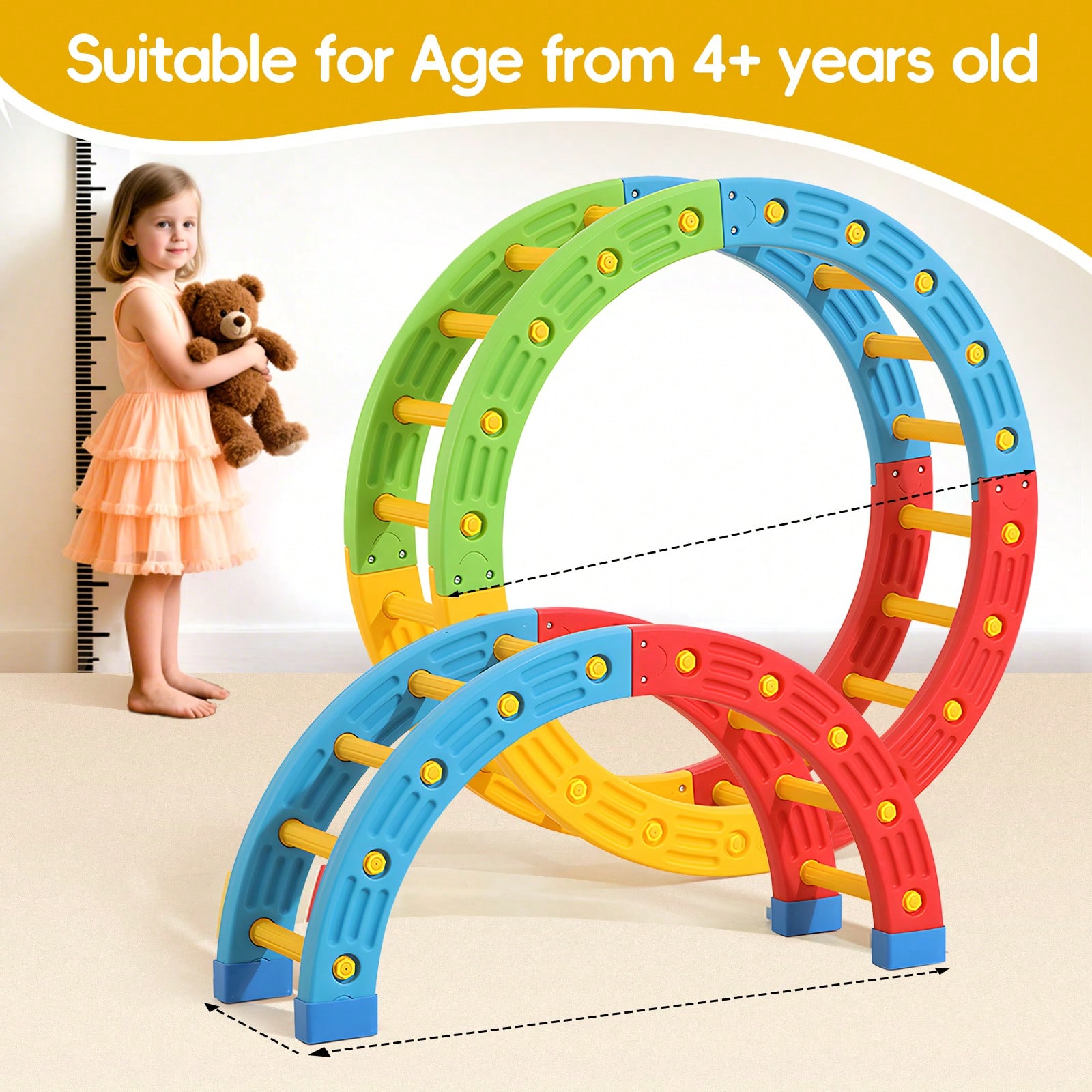 GCCSJ 2-In-1 Foldable Toddler  - Home Gym Kids 评论和价格