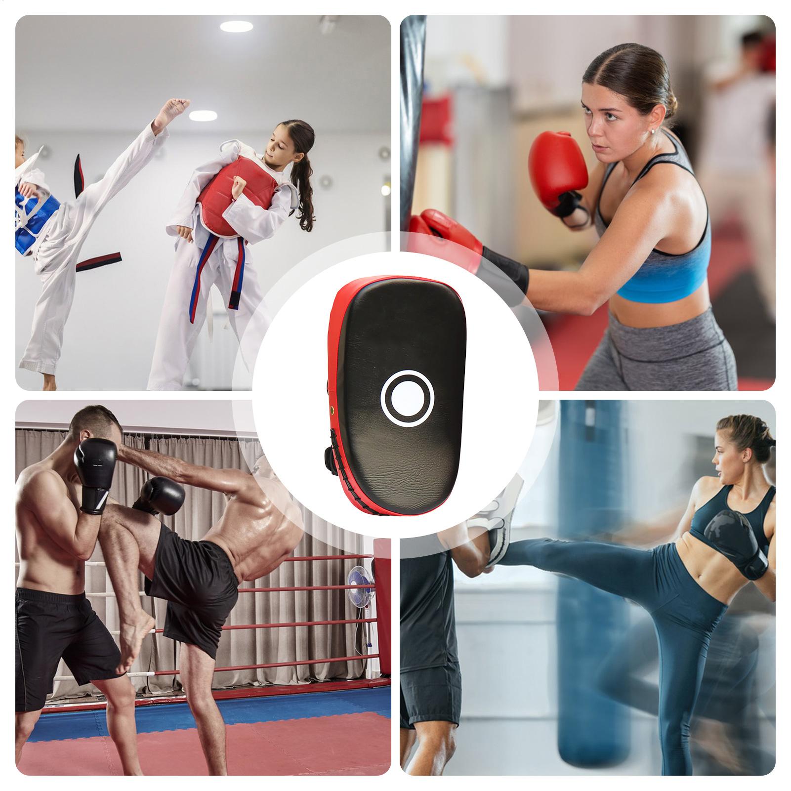 Boxing Pads PU Leather Curved  - Home Gym Kids 评论和价格