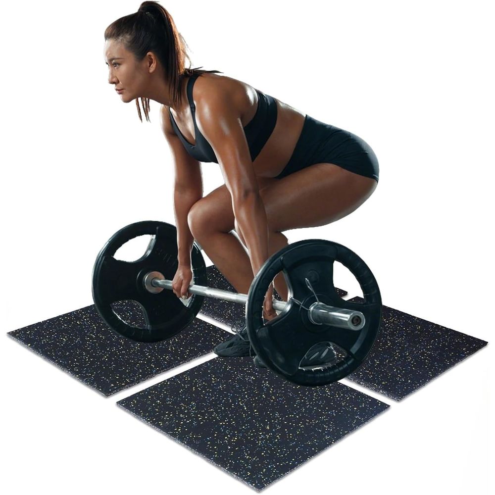 40x40 Inch Interlocking Floor  - Home Gym Rubber Flooring 评论和价格