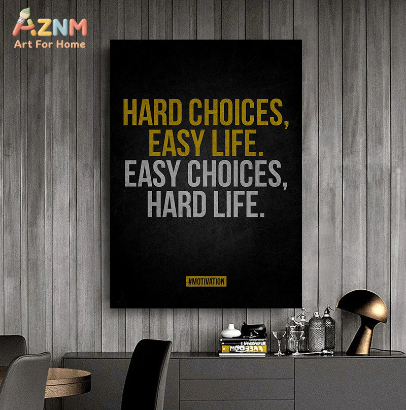 AZNM Motivational Quote Canvas - Home Gym Gold 评论和价格