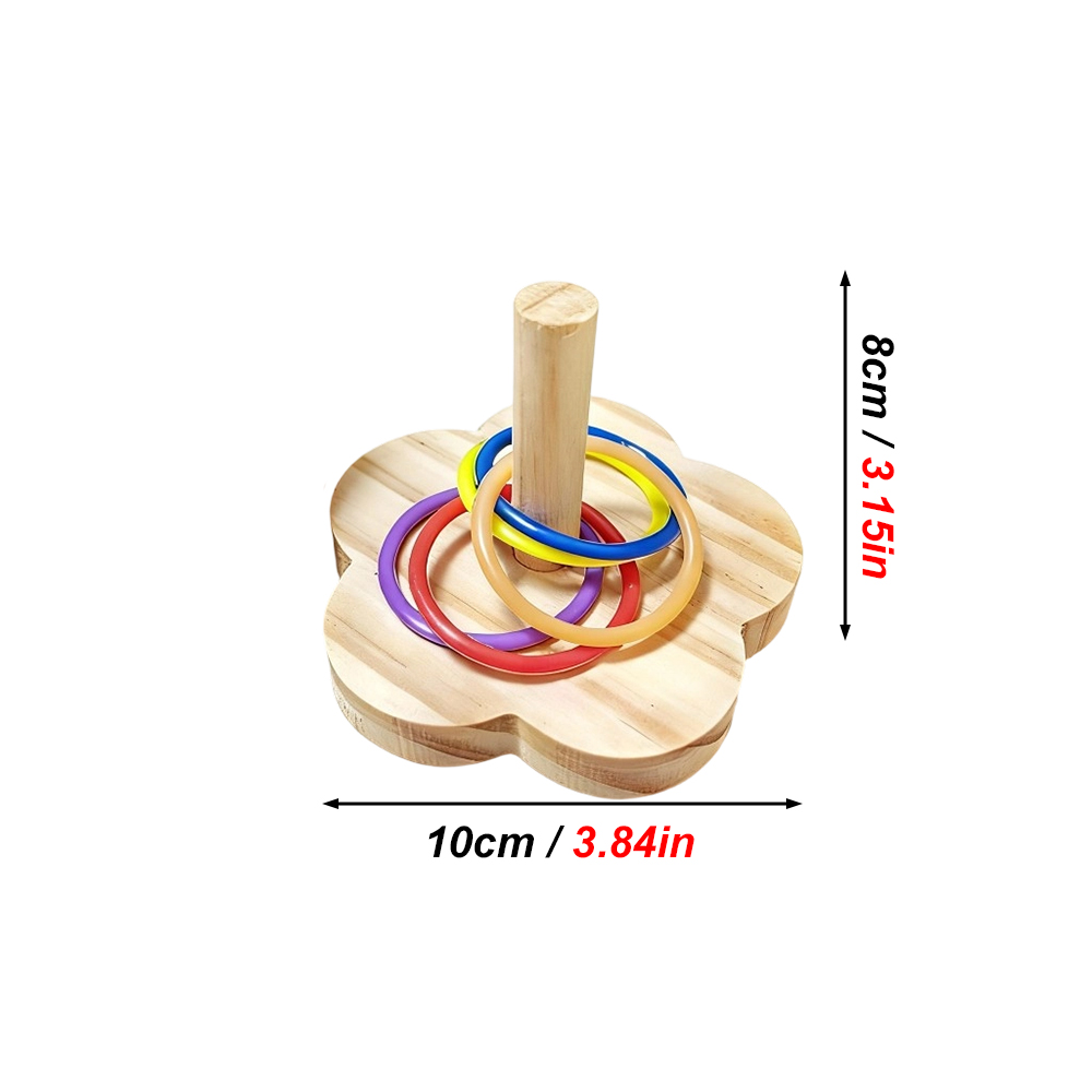 1PC Wooden Parrot Intelligence - Gymnastic Rings Wooden 评论和价格