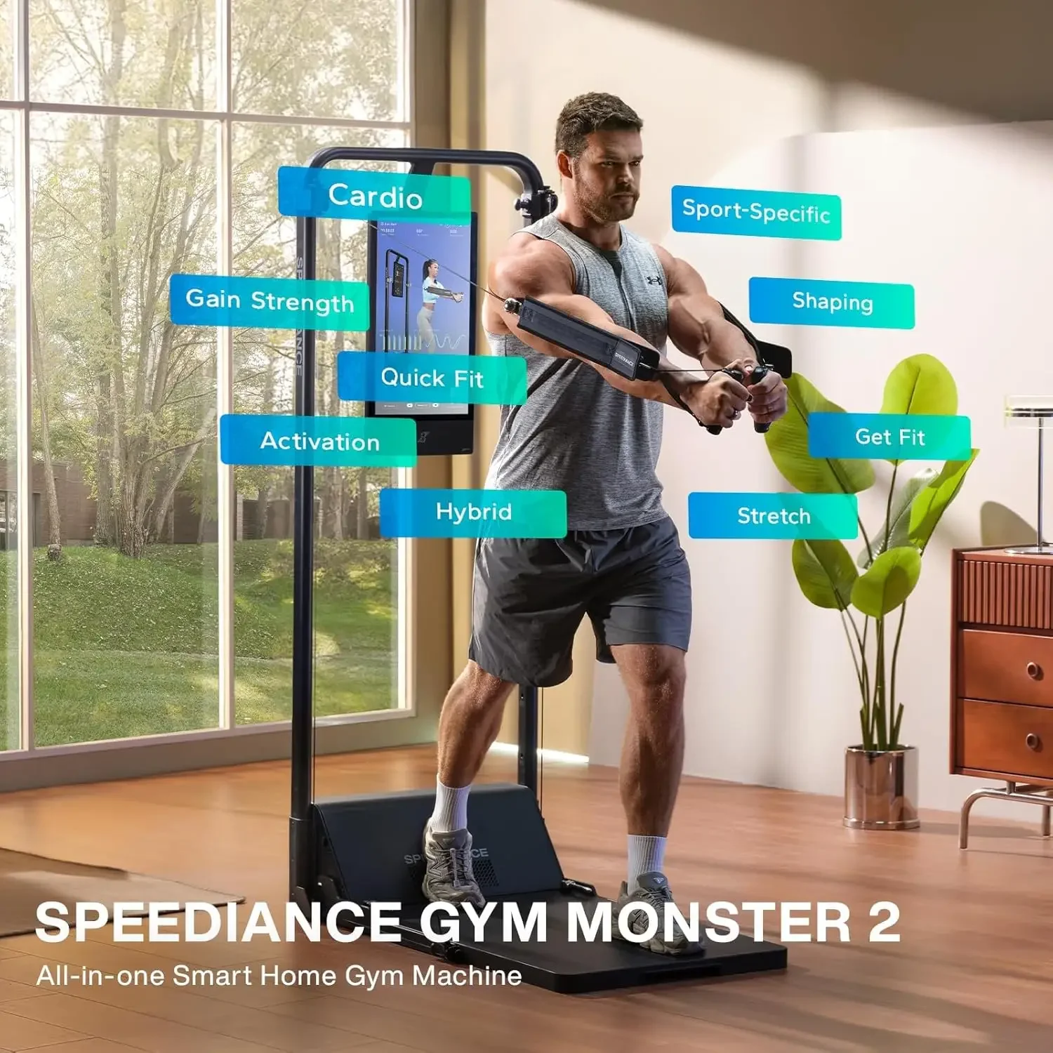 Gym Monster 2 Smart Home Gym A - Home Gym With Smith Machine 评论和价格