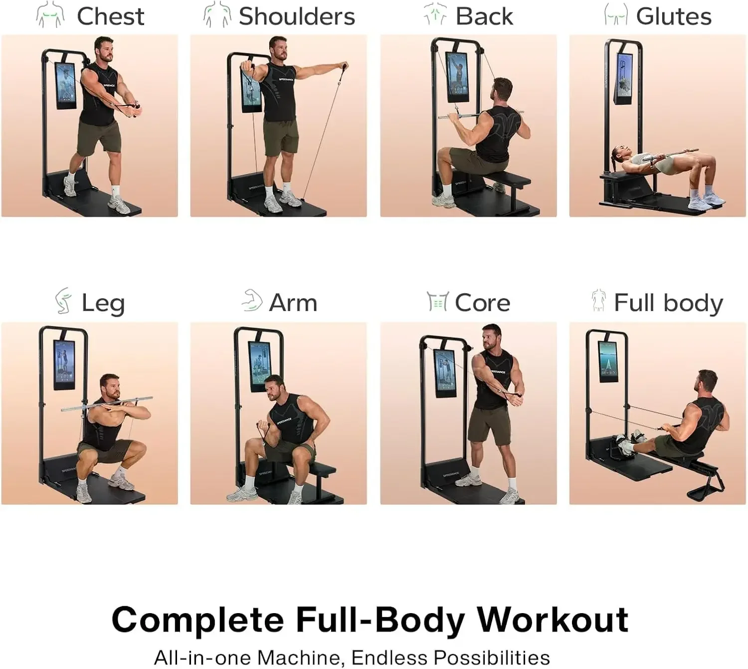 Gym Monster 2 Smart Home Gym A - Home Gym With Smith Machine 评论和价格