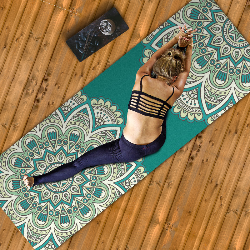Foldable Portable Suede Yoga T - Home Gym Rubber Flooring 评论和价格