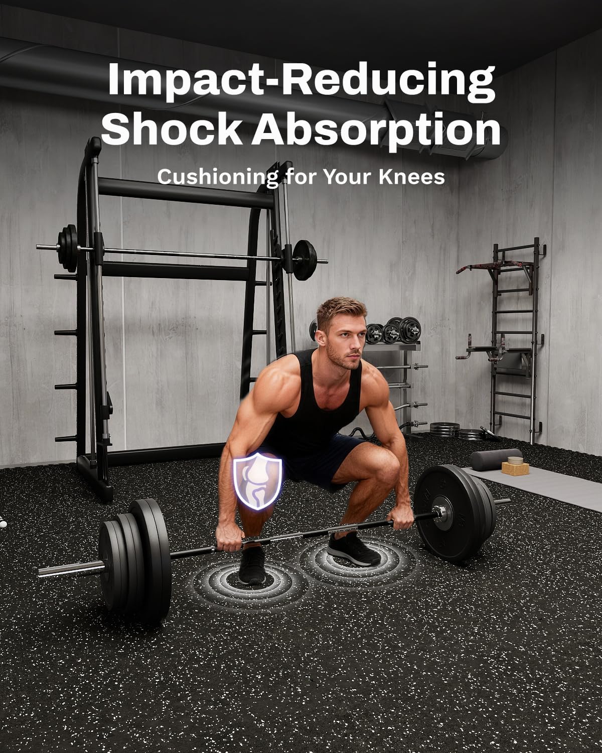 0.56in Thick 48 Sq Ft Exercise - Home Gym Rubber Flooring 评论和价格